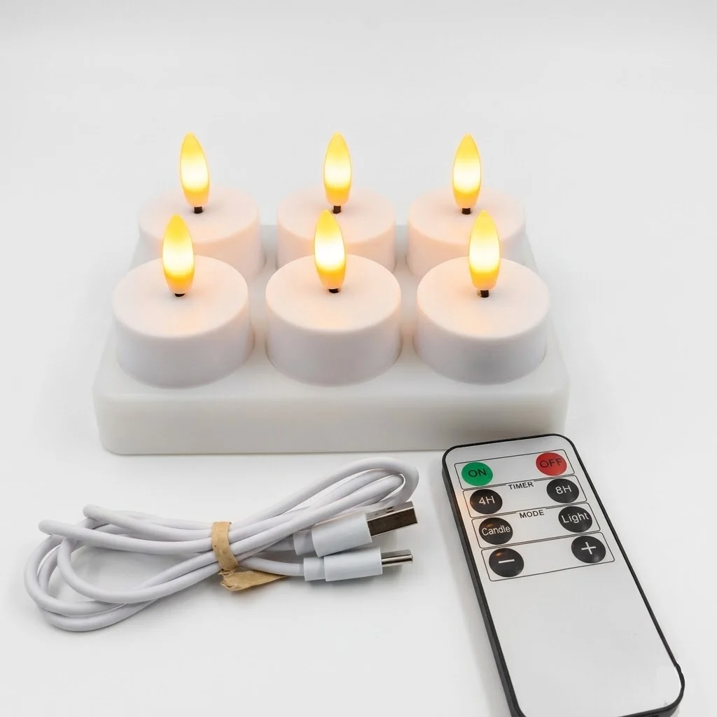 Flameless Candles LED Candles Battery Operated Timer - Image 9